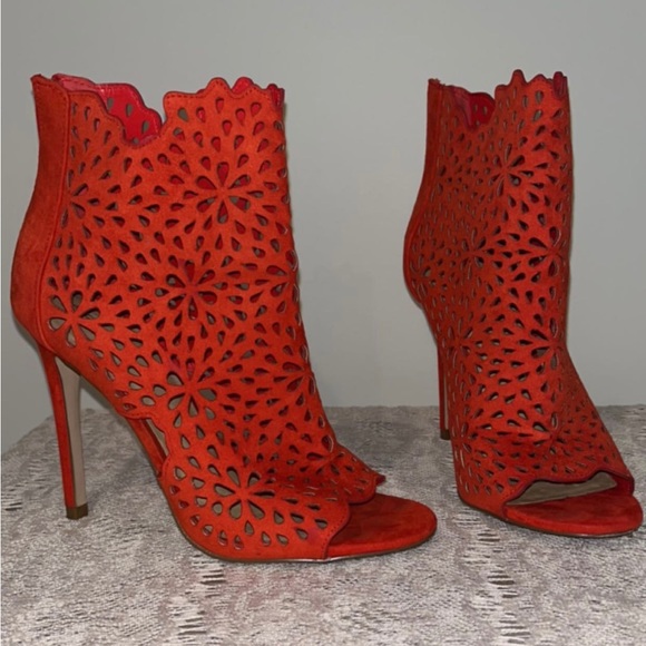 Aldo Open Toe Caged Bootie - Picture 2 of 6